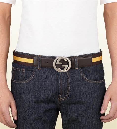 how to rock a gucci belt men|men's gucci belt interlocking g's.